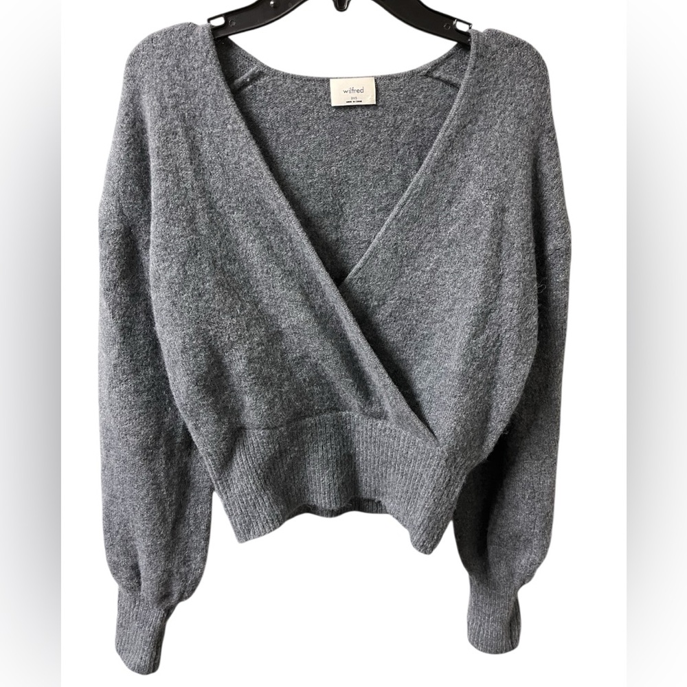 Wilfred Dear Sweater Heather Dark Grey 2XS
